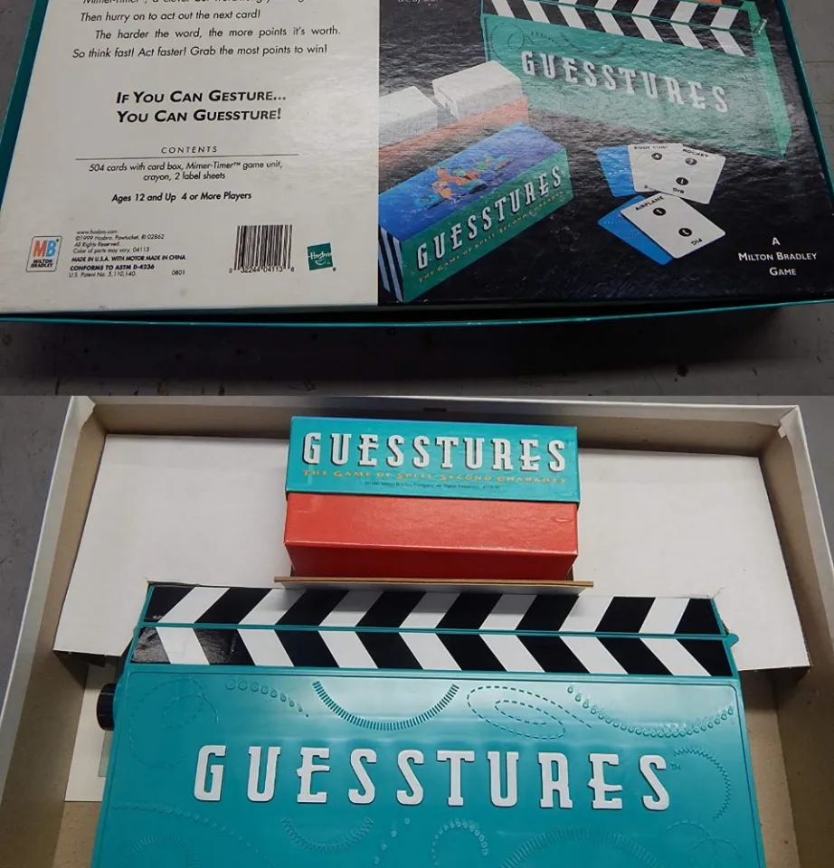 Guesstures - the Game of Split-Second Charades First Edition