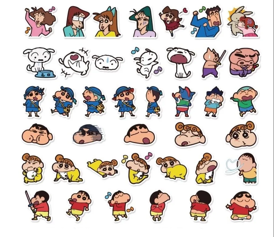 สติ๊กเกอร์ ชินจัง 74 ชินจังจอมแก่น 40 ชิ้น ญี่ปุ่น การ์ตูน เครยอนชินจัง  ชินจัง จอมซน สติ้กเกอร์ ตุ๊กตา การ์ตูน ญี่ปุ่น ชีนจัง สติกเกอร์ |  Lazada.Co.Th