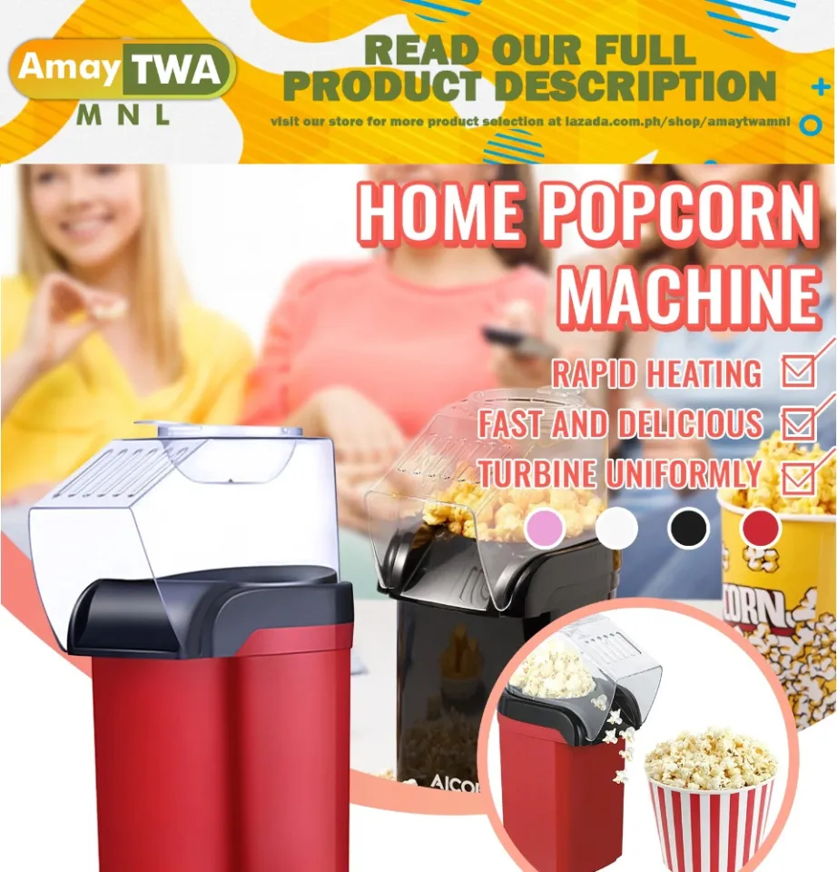 Popcorn Maker Home Popcorn Making Machine 1200w High Power Small Corn  Extruder Mini Electric Popcorn Machine