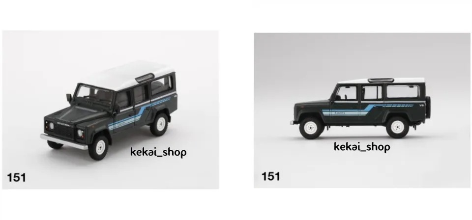 Mini GT 1:64 Scale #151 Land Rover Defender 110 County Station