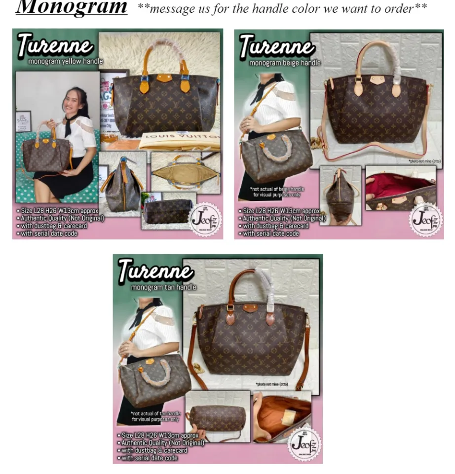 L-V Turenne Handbag with Sling