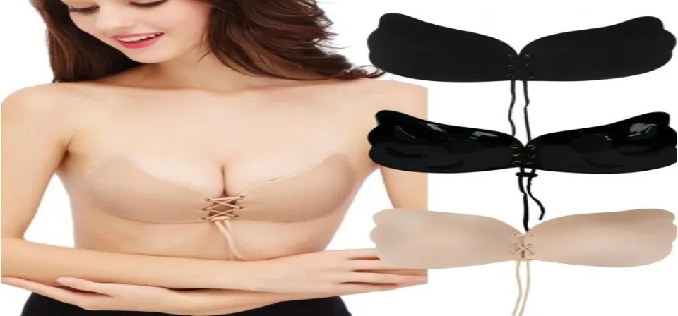Invisible Silicone Push-Up Strapless Backless Self-Adhesive Magic