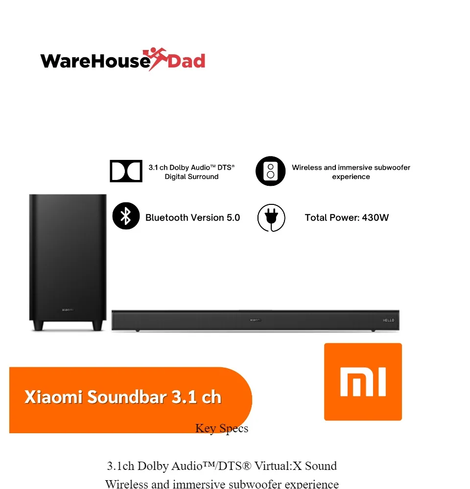 Xiaomi Soundbar 3.1 ch