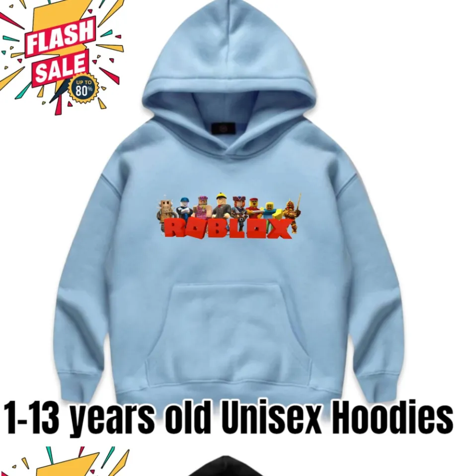 Roblox logo kids hoodie