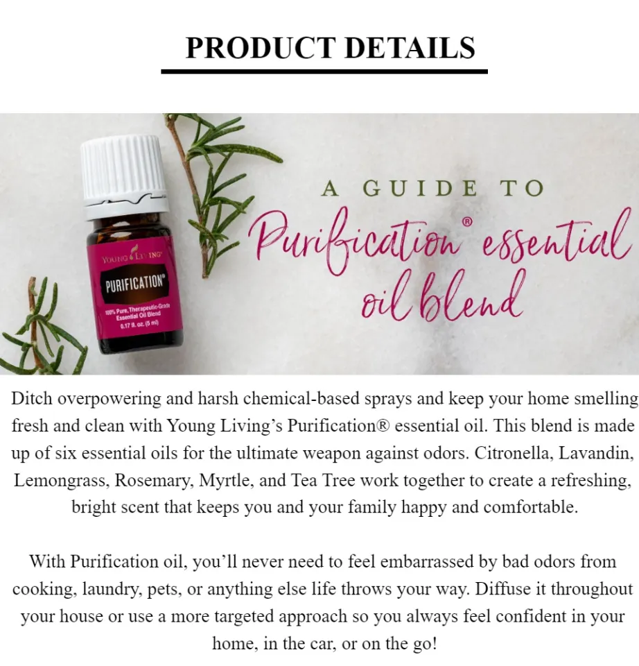 Young Living Purification Essential Oil Blend, 5ml