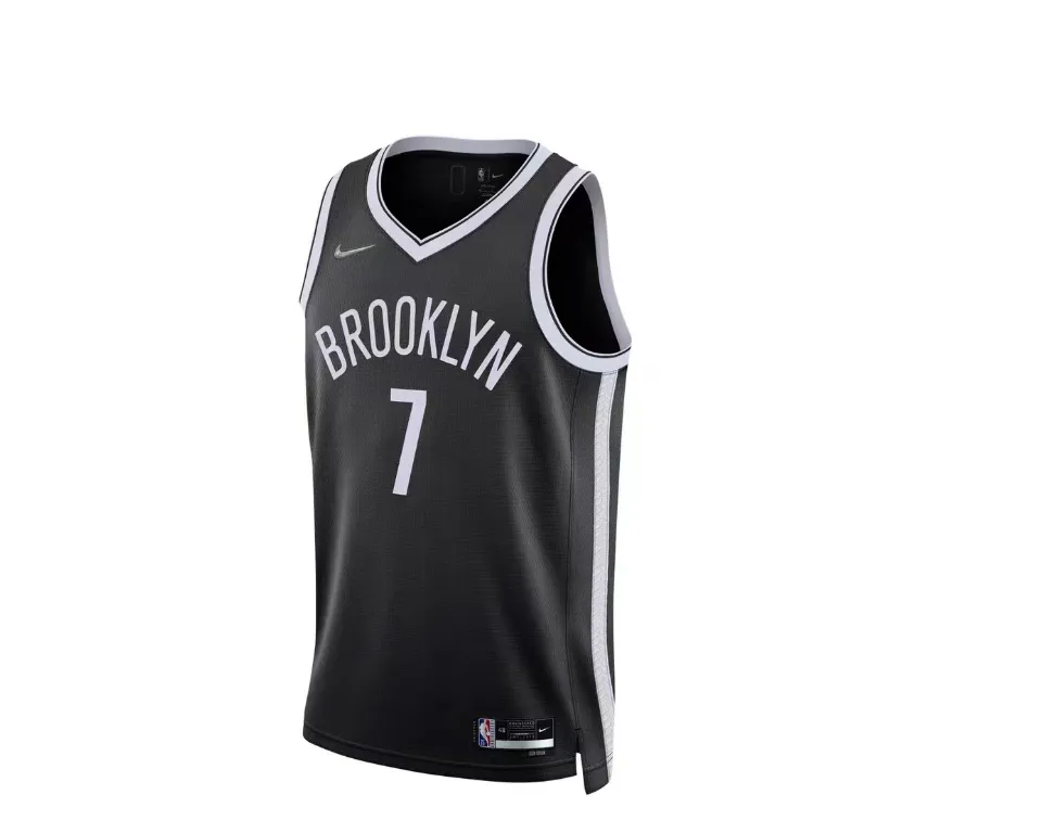 Men's Brooklyn Nets Kevin Durant #7 Nike Black Swingman NBA Jersey