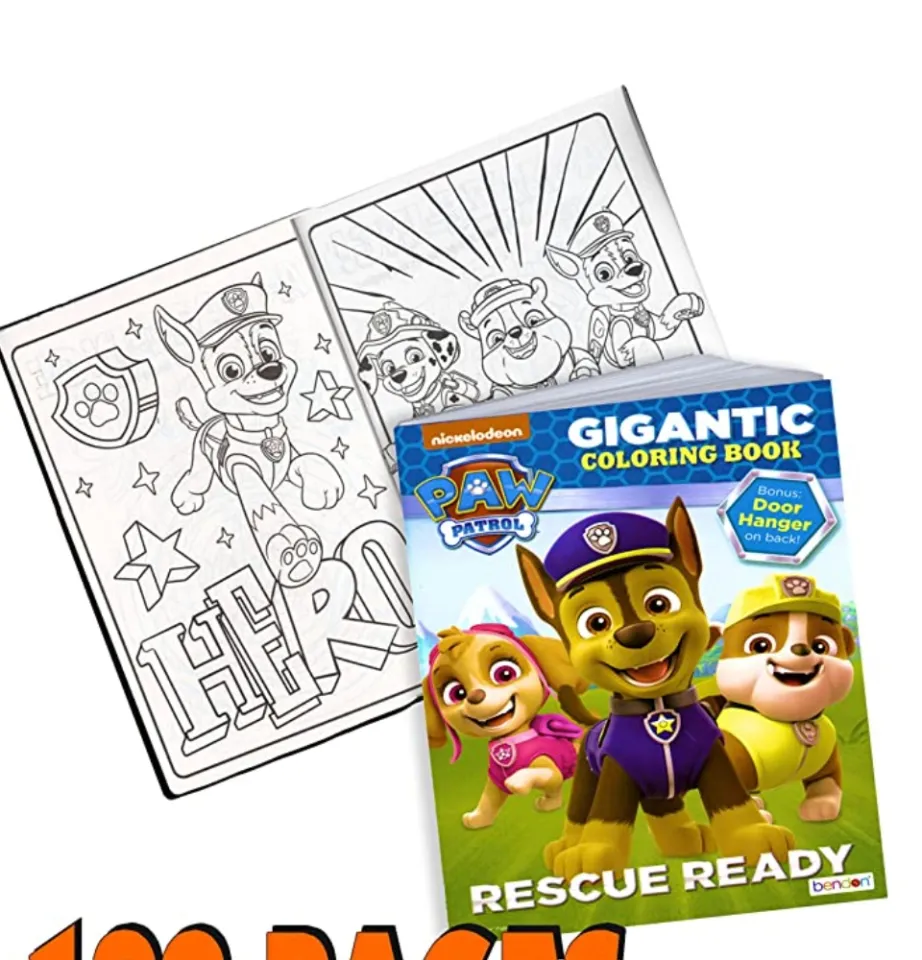 Paw Patrol Coloring Book Gift Set for Kids with 192 Coloring Pages