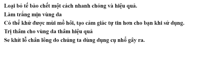 che tên SP - Kem dưỡng trắng giảm thâm nách khử mùi Alpha Arbutin Thái 50g