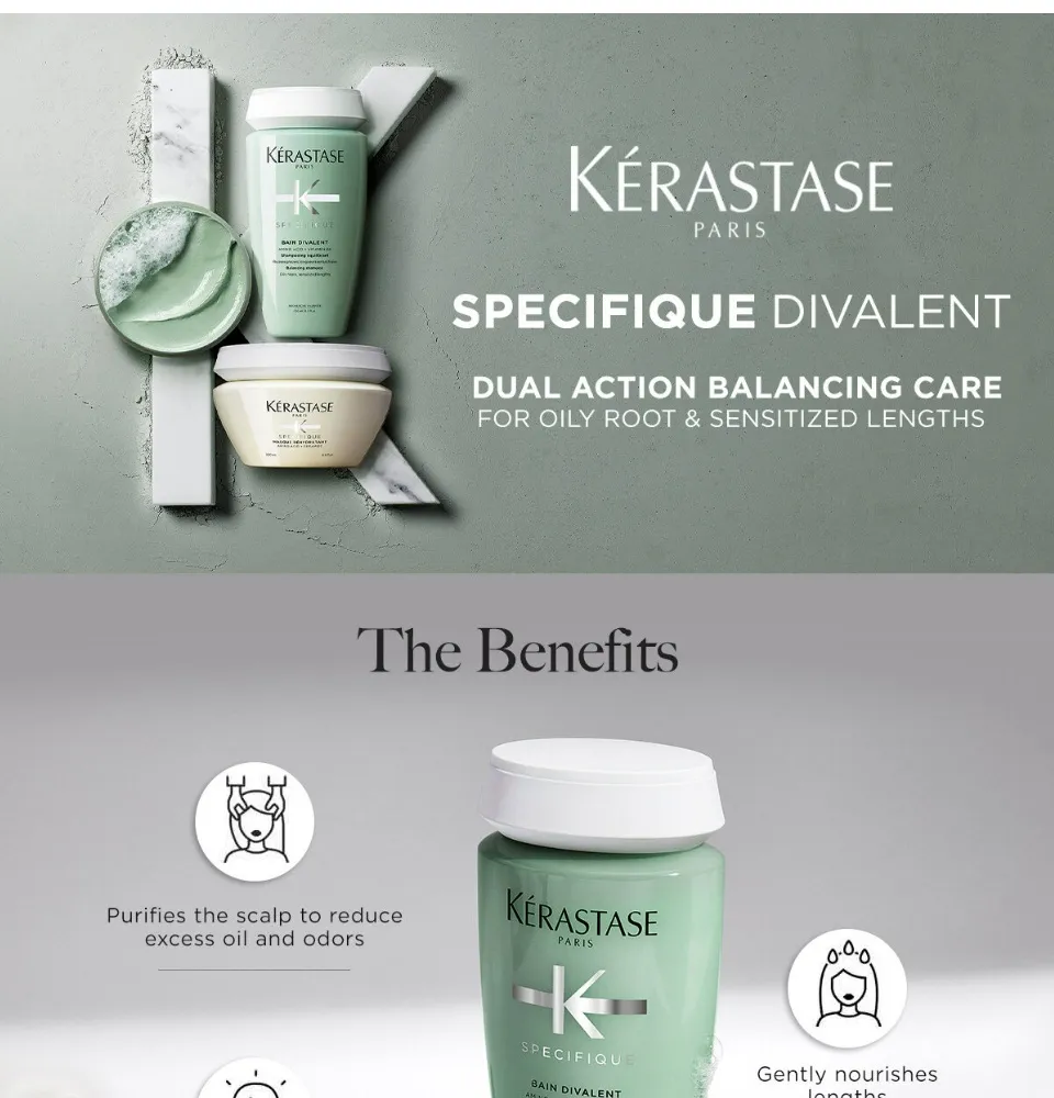 Kérastase Specifique Divalent Balancing Shampoo For Oily Scalp 250ml