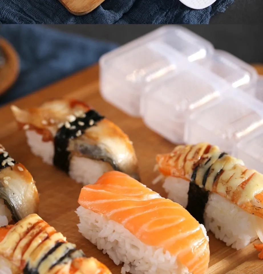5 Rolls Sushi Maker Sushi Mold Japan Nigiri Sushi Mold Rice Ball Bento T.82  Cq
