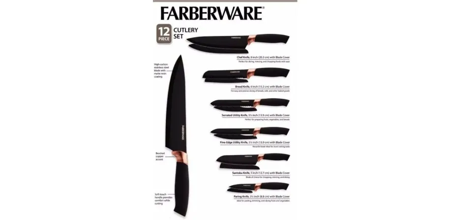 Farberware Soft Grip Cutlery Set