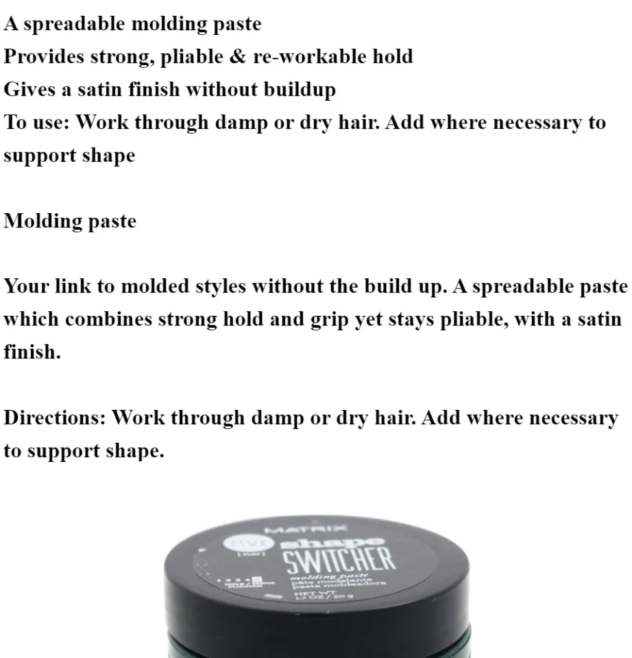 StyleLink Play Shape Switcher Molding Paste