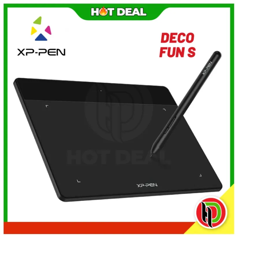 Xp-pen Deco Fun L Graphic Digital Tablet 10 Inch For Drawing Osu
