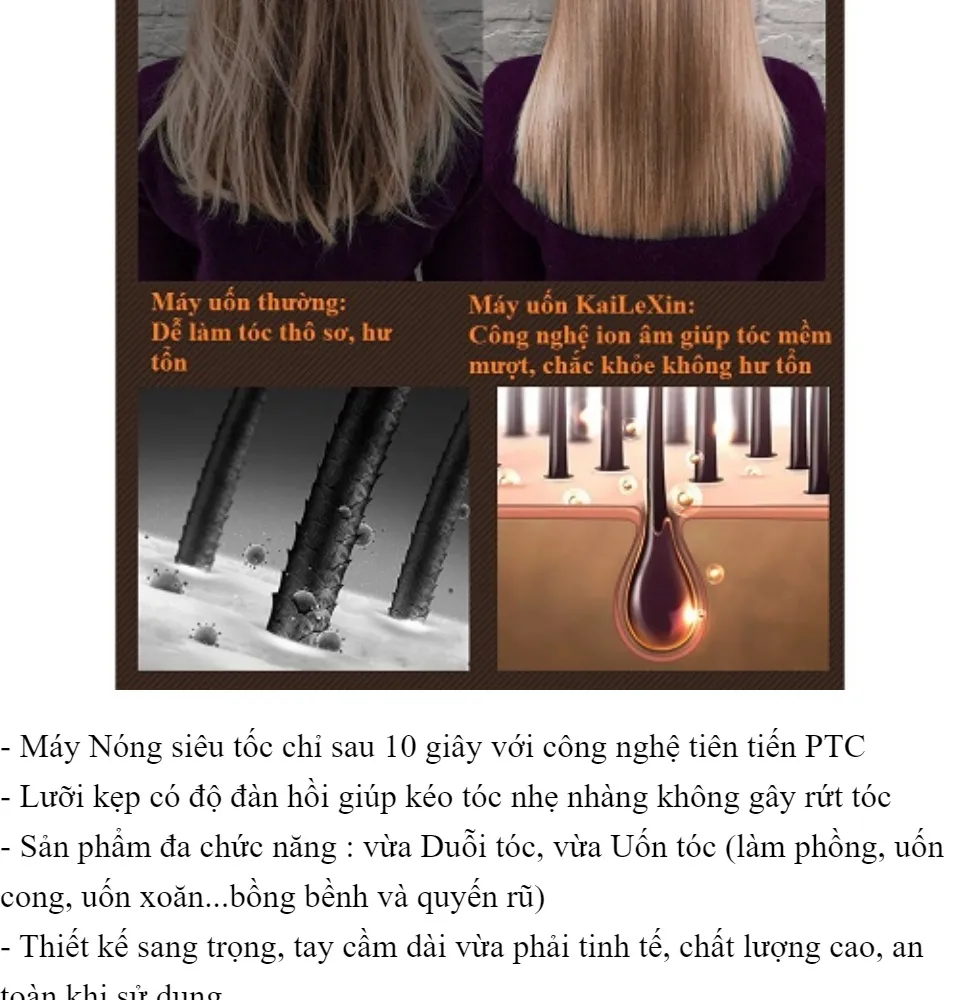 Máy kẹp tóc là sản phẩm không thể thiếu trong bộ sưu tập phụ kiện làm đẹp của bạn. Nếu bạn chưa tìm được sản phẩm ưng ý, hãy tham khảo hình ảnh về máy kẹp tóc trên trang web của chúng tôi. Chúng tôi sẽ giúp bạn tìm ra sản phẩm phù hợp và giúp bạn đạt được kiểu tóc mơ ước.