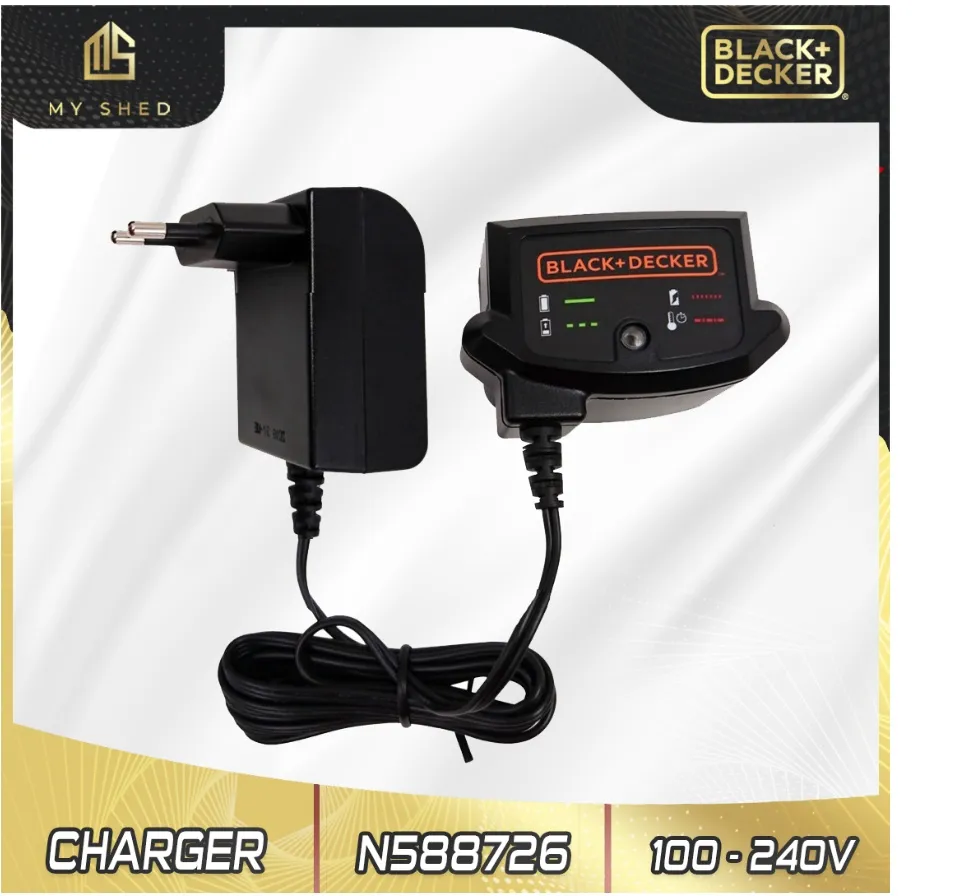 Black & Decker Porter Cable Stanley Power Adapters 10.8v/14.4v/18v/20v  Lithium-ion Battery Charger