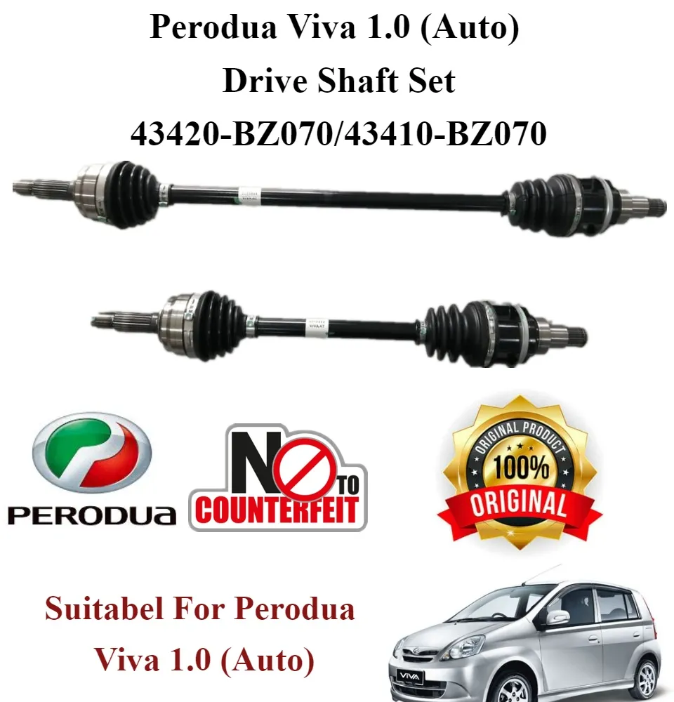 Perodua Viva 1 0 Auto Drive Shaft 43420 Bz070 43410 Bz070 100 Original Lazada