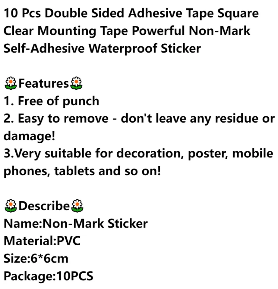 3/4 Double Sided Adhesive Dots - 10pcs