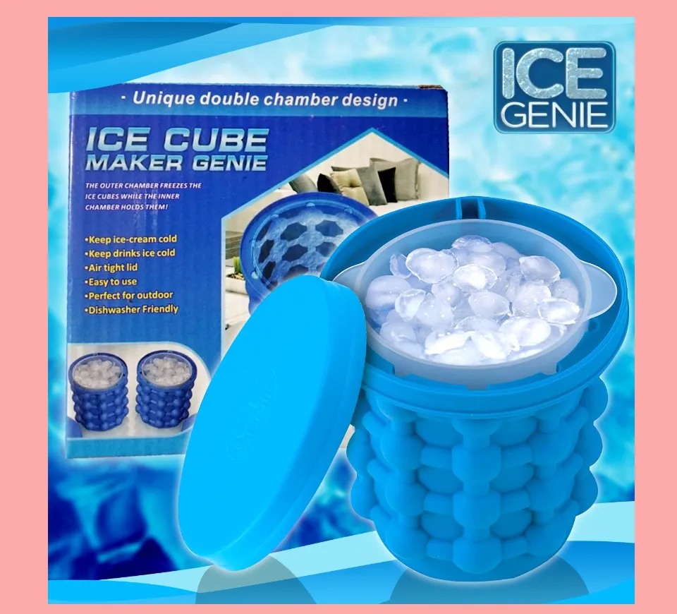 World Cup Ice Genie Cube Maker The Revolutionary Space Saving Silicone Beer  Tool