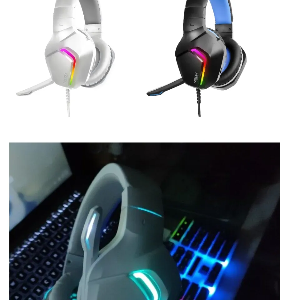 Alcatroz Neox HP500 RGB Wired Gaming Headphone with Foldable