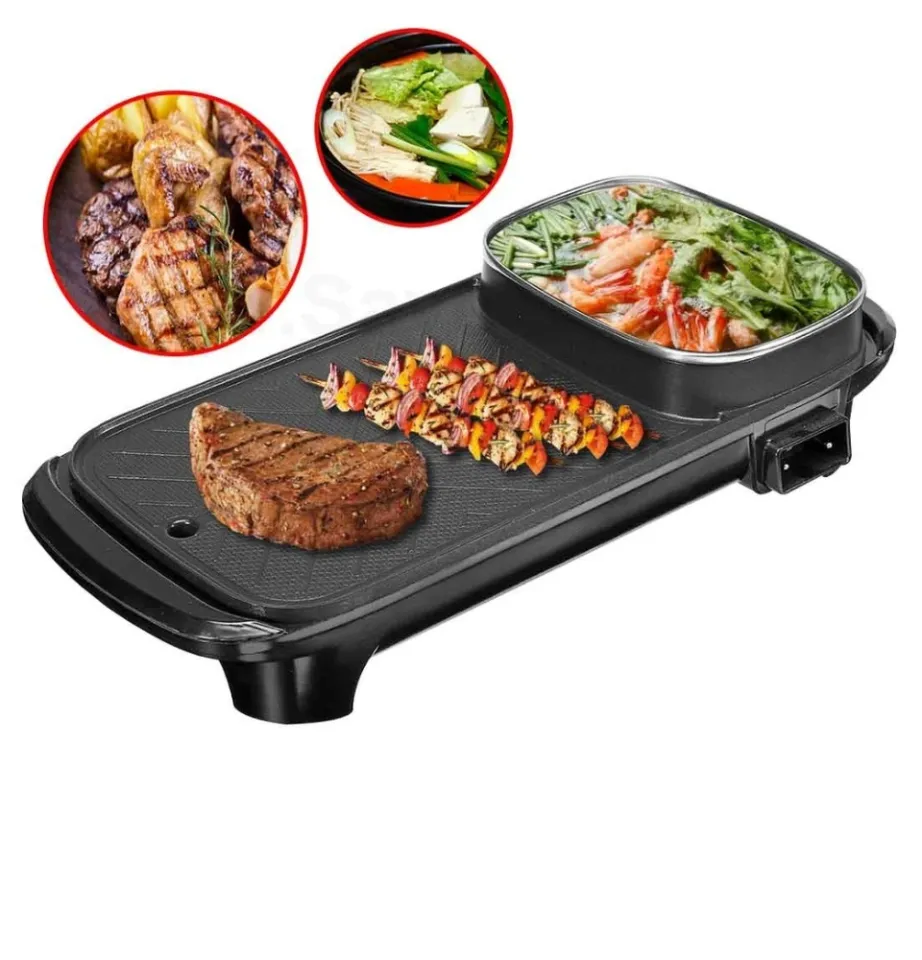 ✷❂Samgyupsal grill pan set Korean grill Electric Pot Grill pan