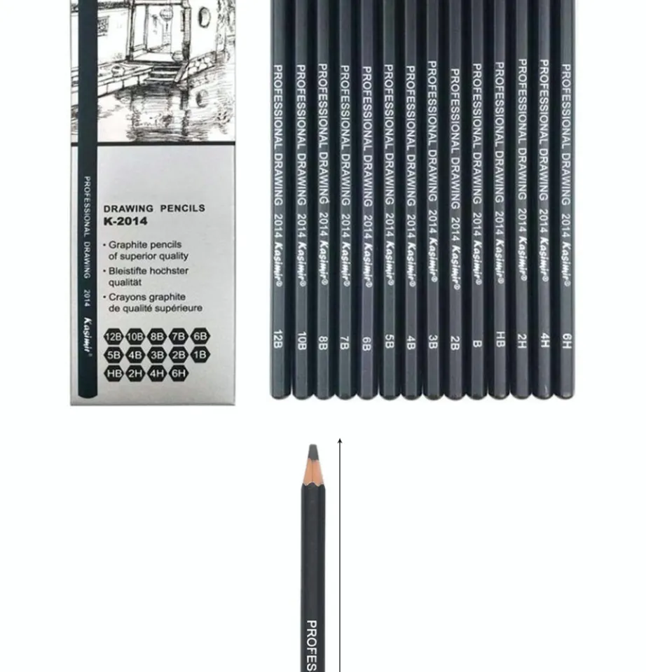 YUANCHENG Professional Drawing Sketching Pencil Set - 12  Pieces,Graphite,(14B - 2H), Graphite Pencils for Drawing, Shading Pencils  for Sketching, Art Pencils for Drawing and Shading - Yahoo Shopping