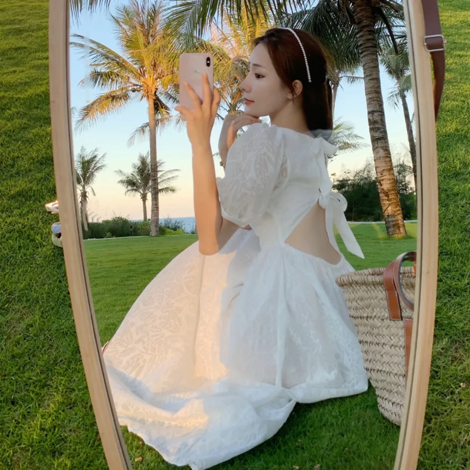 Mua Váy Ulzzang công chúa cổ tích phong cách Hàn Quốc - Tay dài tại lochm |  Tiki