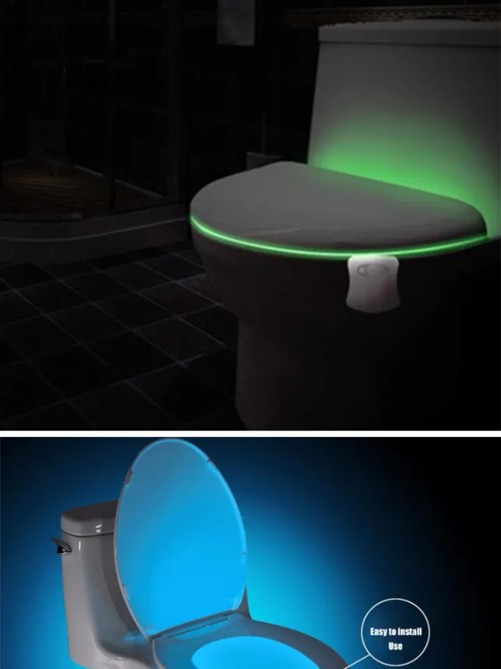 2019 Lighting Toilet Light Led Night Light Human Motion Sensor Backlight  for Toilet Bowl Bathroom 8/16Color Veilleuse for Kids Child