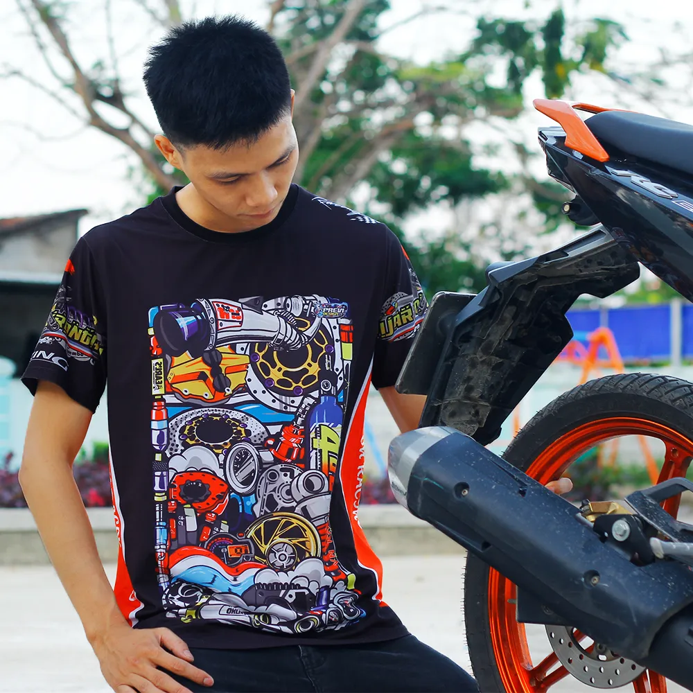 Áo Thun Xe Đua Racing Boy Việt Nam Chibi 3D Mực Chuẩn Không Lem Vải Dày Dặn  Co Dãn ⚡ Freeship ⚡ | Lazada.Vn