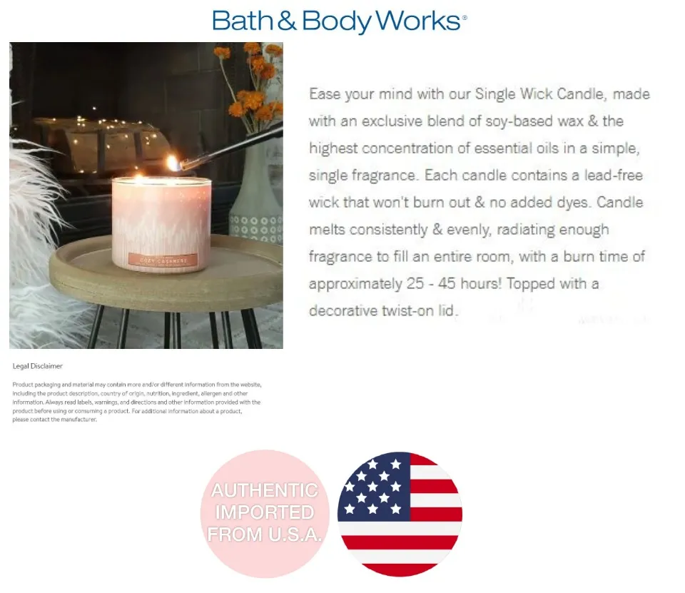 vanilla cedarwood candle bath and body works