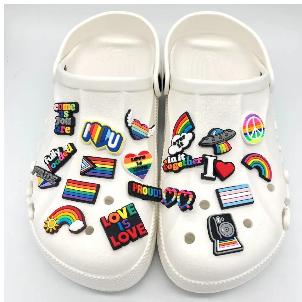 Crocs Rainbow Jibbitz