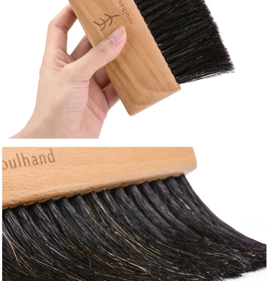 Soulhand Coffee Cleaning Brush Coffee Bar Brush Wooden Handle