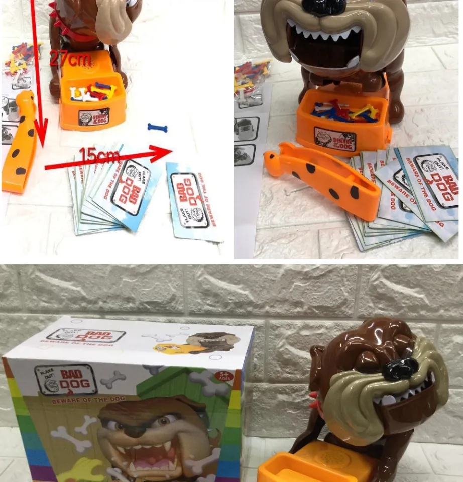 Beware Of Dog Prank Toy, Multiplayer Parent-child Desktop Game pull  Teeth, Trombone Toy Beware Of Dog