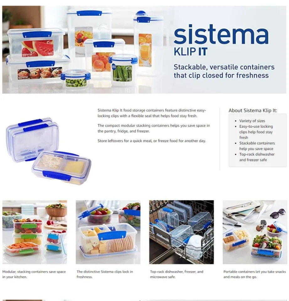 Sistema KLIP IT Accents Collection 20-pc. Food Storage & Meal Prep