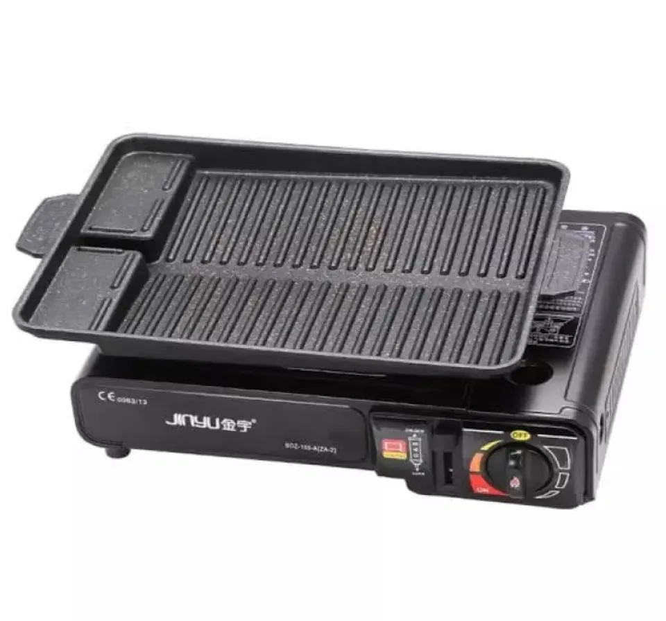 Portable Gas Stove Korean Grill, Cast Iron Barbecue Iron