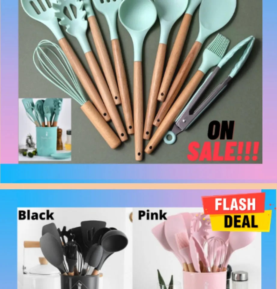 Silicone Baking Utensils Set, 5 Pcs Silicone Spatula Set, Non-stick Heat  Resistant Silicone Cookware - Durable Cooking Kitchen Tools Set,Kitchen  Utensil Gadgets Tools Set for Nonstick Cookware