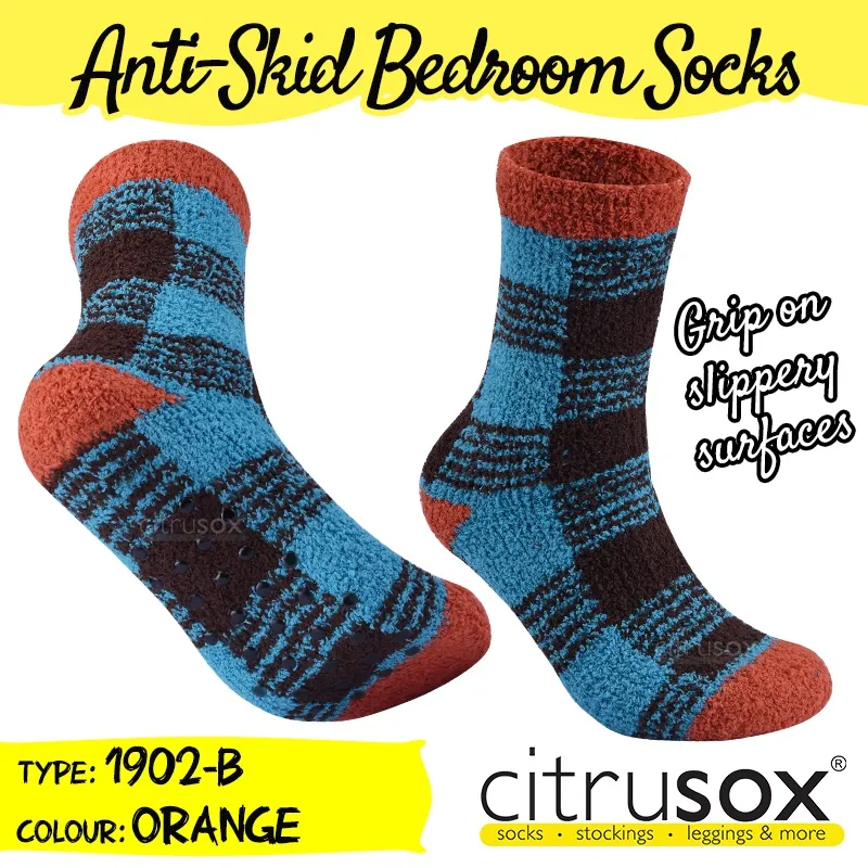 Anti-Skid Bedroom Sleeping Ankle Socks – Citrusox