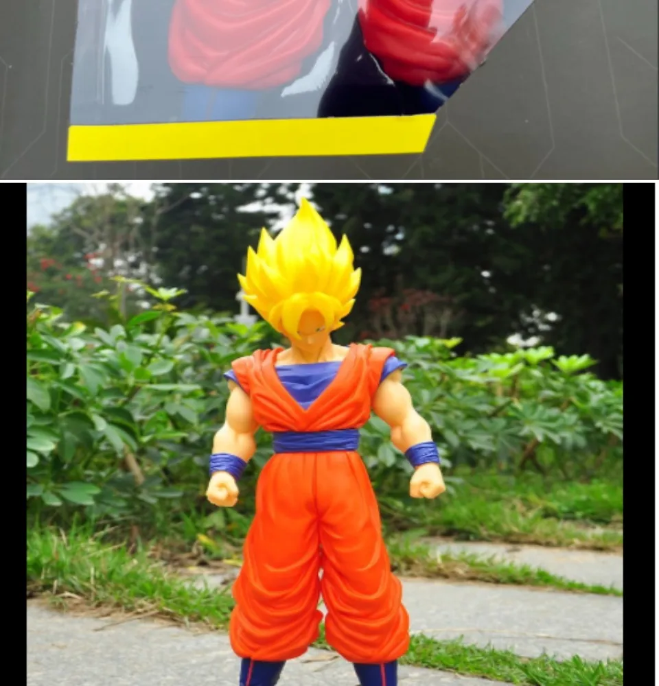 Mô hình DragonBall Songoku cầm gậy siêu to khổng lồ cao 47cm  nặng 25kg  Dragon  Ball  có hộp carton