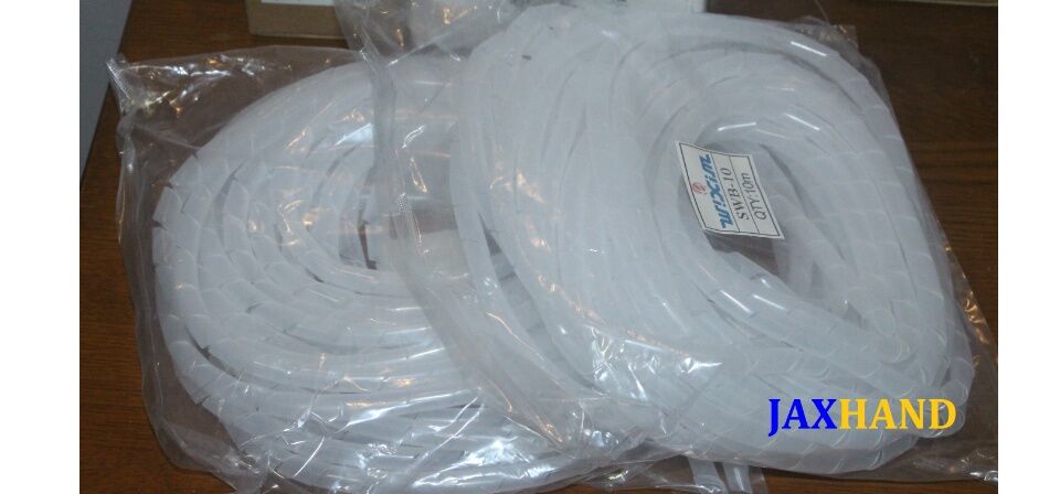 show original title Details about   Expo 22230-10m 1.5-10mm clear plastic wiring roller spiral 