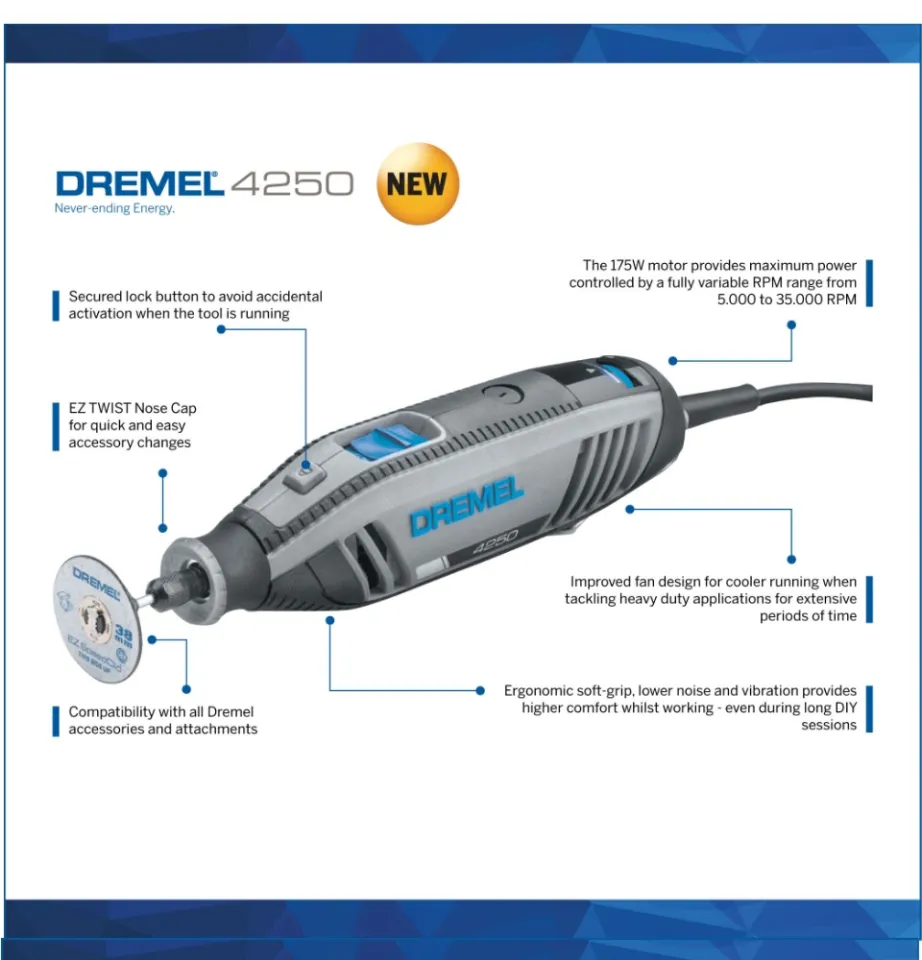 Dremel Lite Cordless Rotary Tool 7760-15 Malaysia - TheWwarehouse