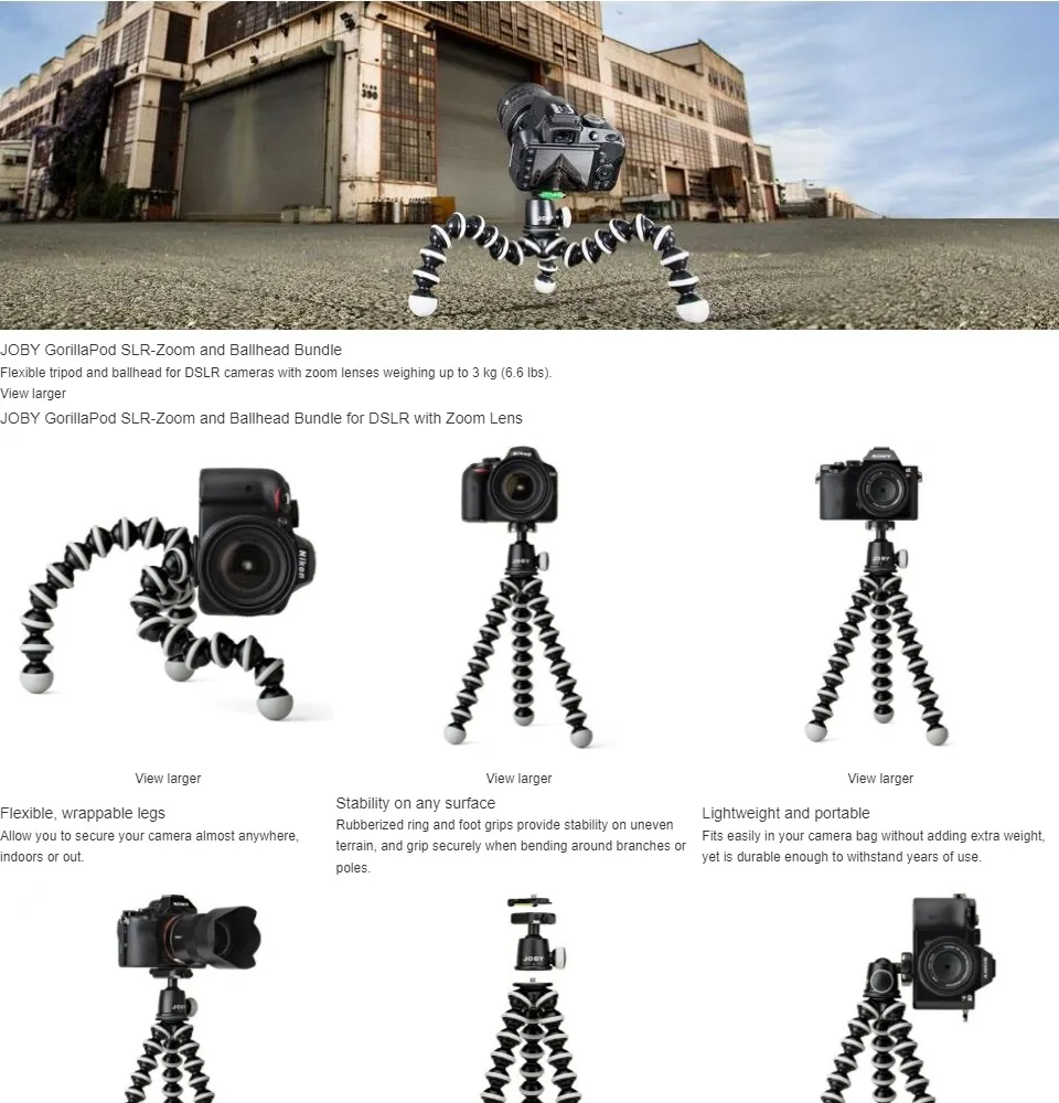 gorilla pod slr zoom