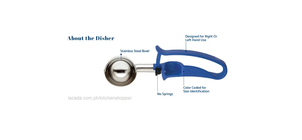 Zeroll 2024 Zeroll® Universal EZ Disher Size 24 2 Bowl Diameter