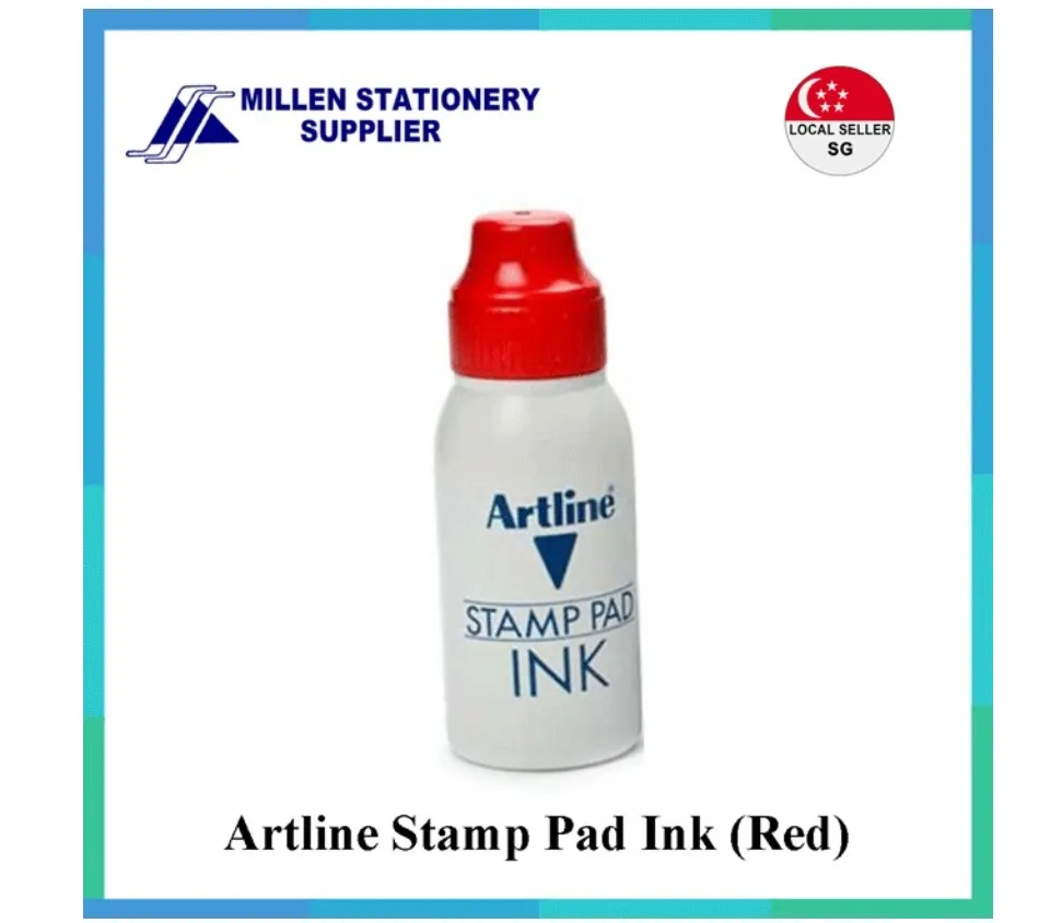 Artline Red Stamp Pad (Pack of 1) Red Ink Pad