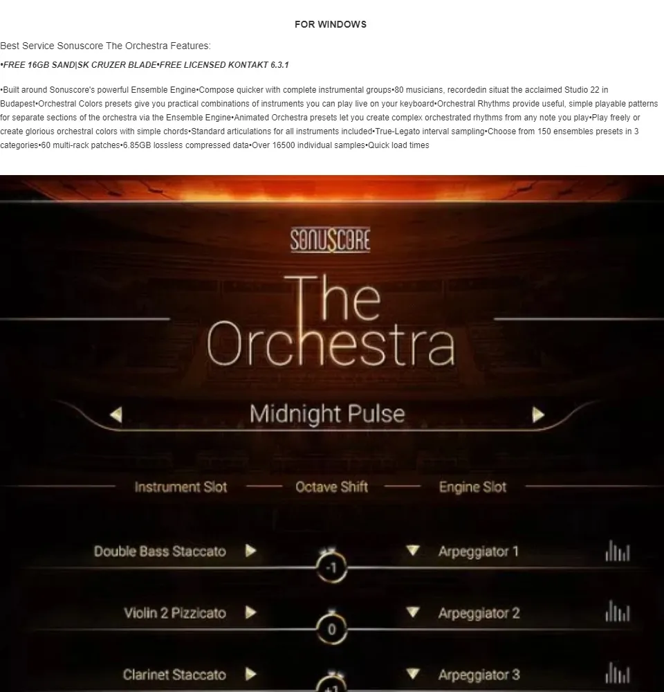 THE ORCHESTRA Kontakt Library  (Free 16Gb USB and Licensed Kontakt  ) For Electronic Musicians | Lazada PH