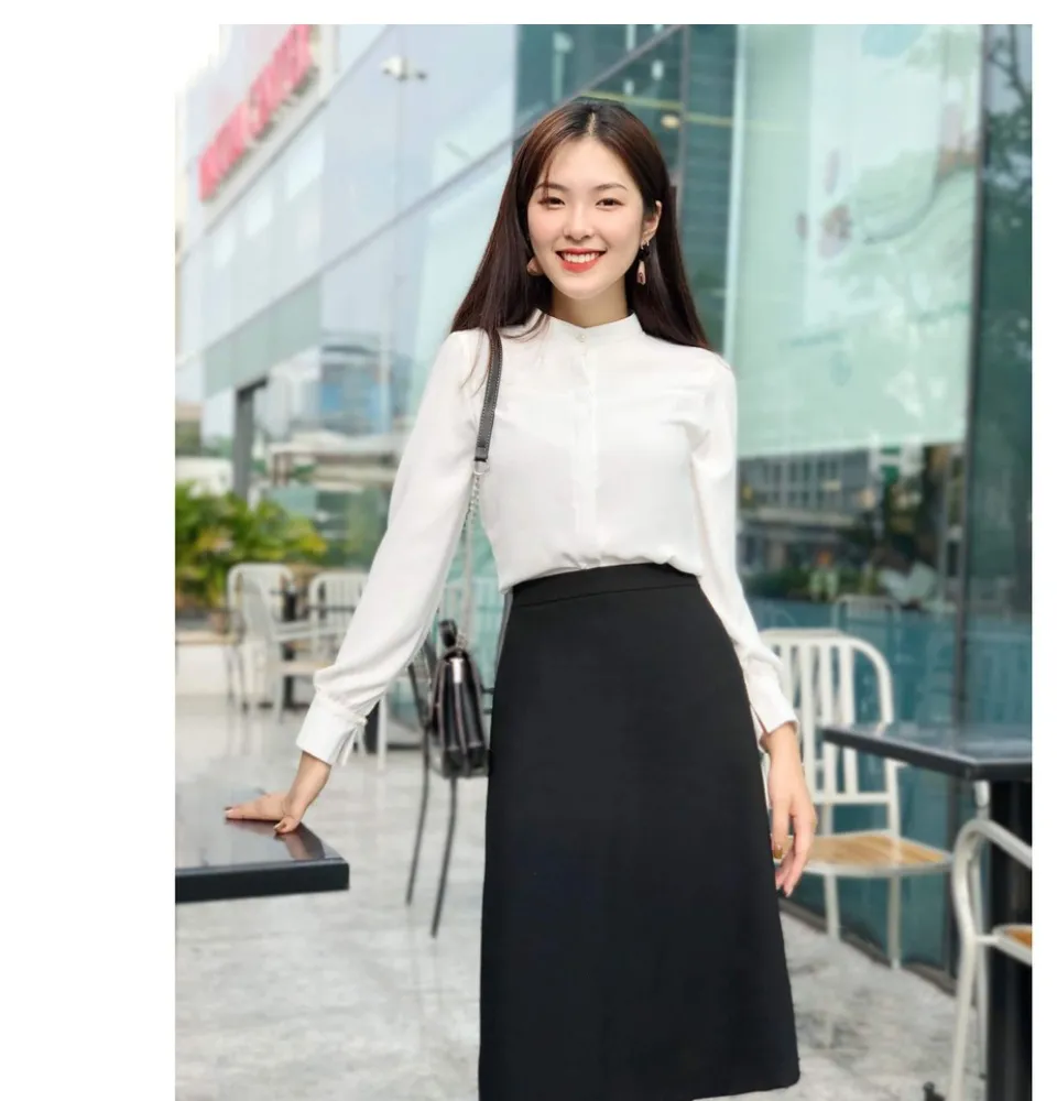 Chân váy chữ A ngắn SK205 KRFashion váy đen ngắn style Hàn Quốc 2 lớp cao  cấp