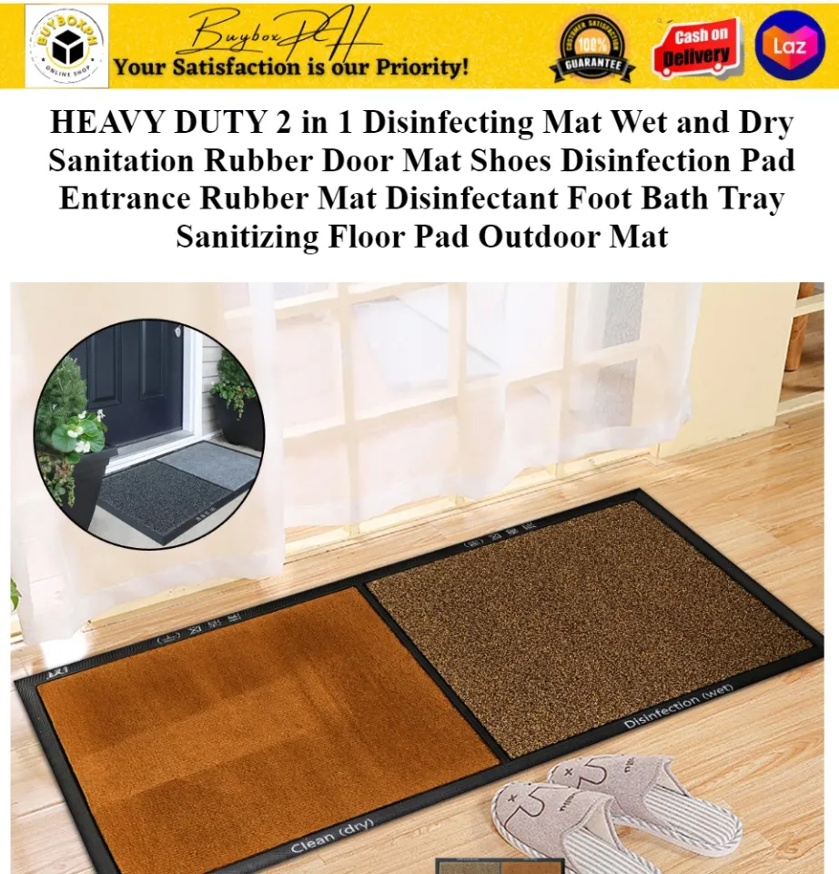 Shoe Sanitizer Mat Shoe Soles Disinfecting Floor Mat Front Door Mat Kitchen  Rug Pad Outdoor Household Disinfectant Foot Pads Carpet and Door Mats for