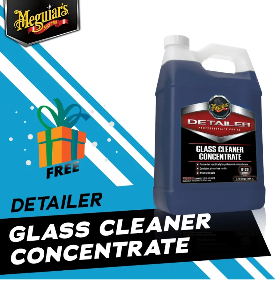 Meguiar's® D120 Detailer Glass Cleaner Concentrate, 1 Gallon