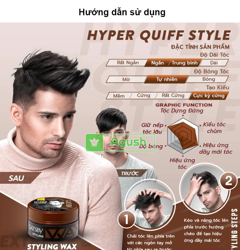 sáp keo vuốt tóc nam tạo kiểu tạo độ phồng cho tóc hộp lớn 150ml cao cấp  giữ nếp  Shopee Việt Nam