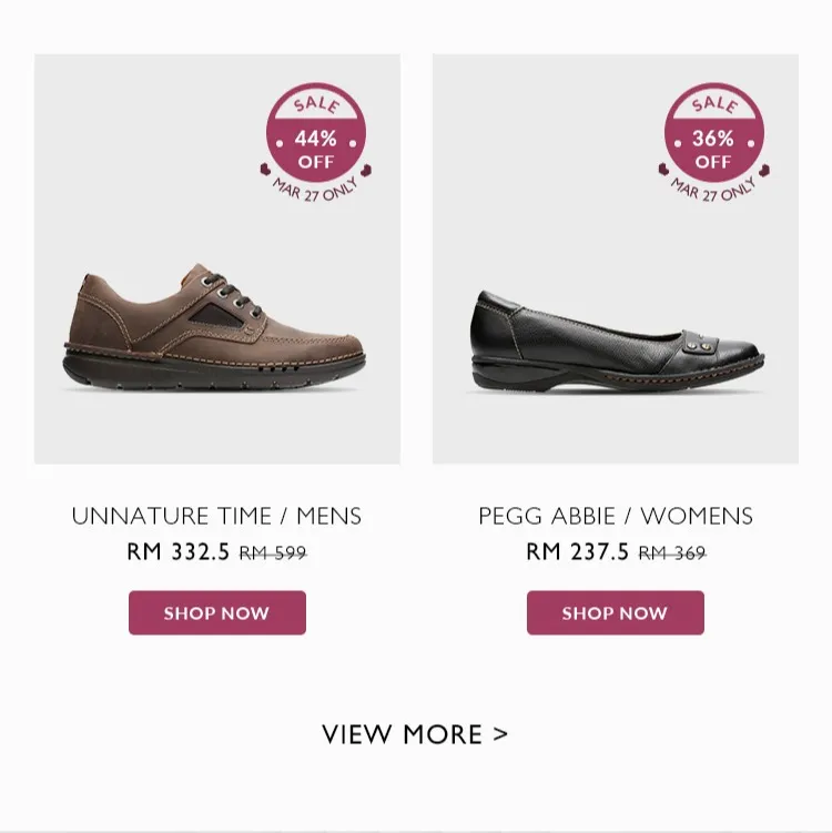 Clarks discount catálogo 2020