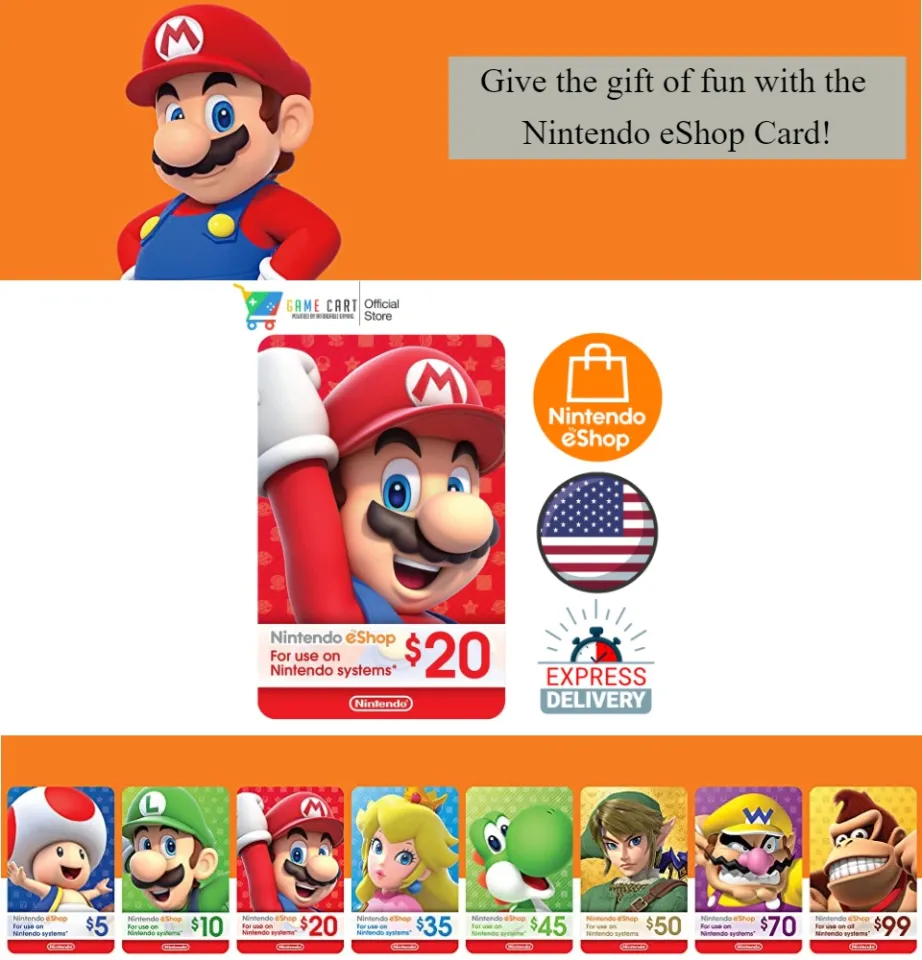  $70 Nintendo eShop Gift Card [Digital Code