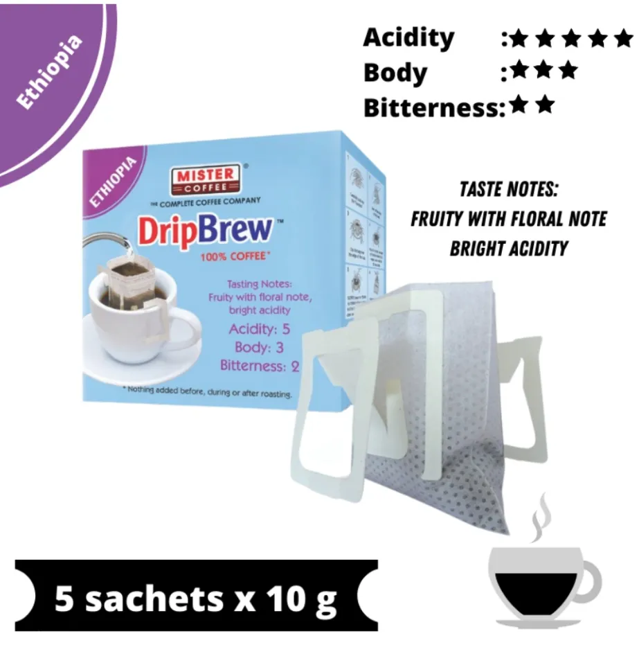 DripBrew Premium Arabica  (100 sachets) - Mister Coffee